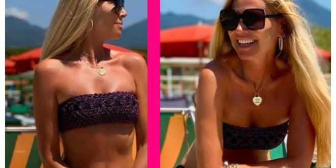 Federica Panicucci Fotografata Con Bikini Succinti Il Fisico Perfetto