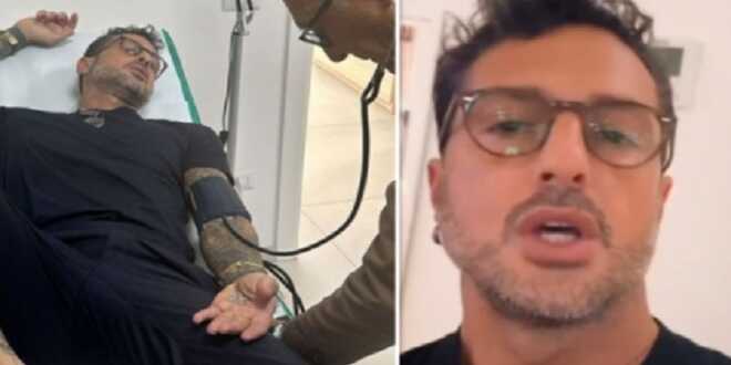 Fabrizio Corona colpito da un malore improvviso: la cause e sue condizioni di salute