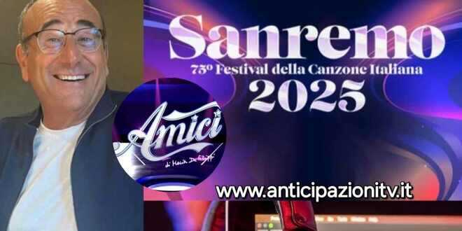 Festival di Sanremo 2025, Carlo Conti vorrebbe cinque ex di Amici in gara: svelati i nomi